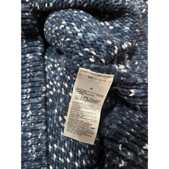 GAP Women's Sweaters - Navy and Pink Striped, Navy Speckled - Picture 4 of 9